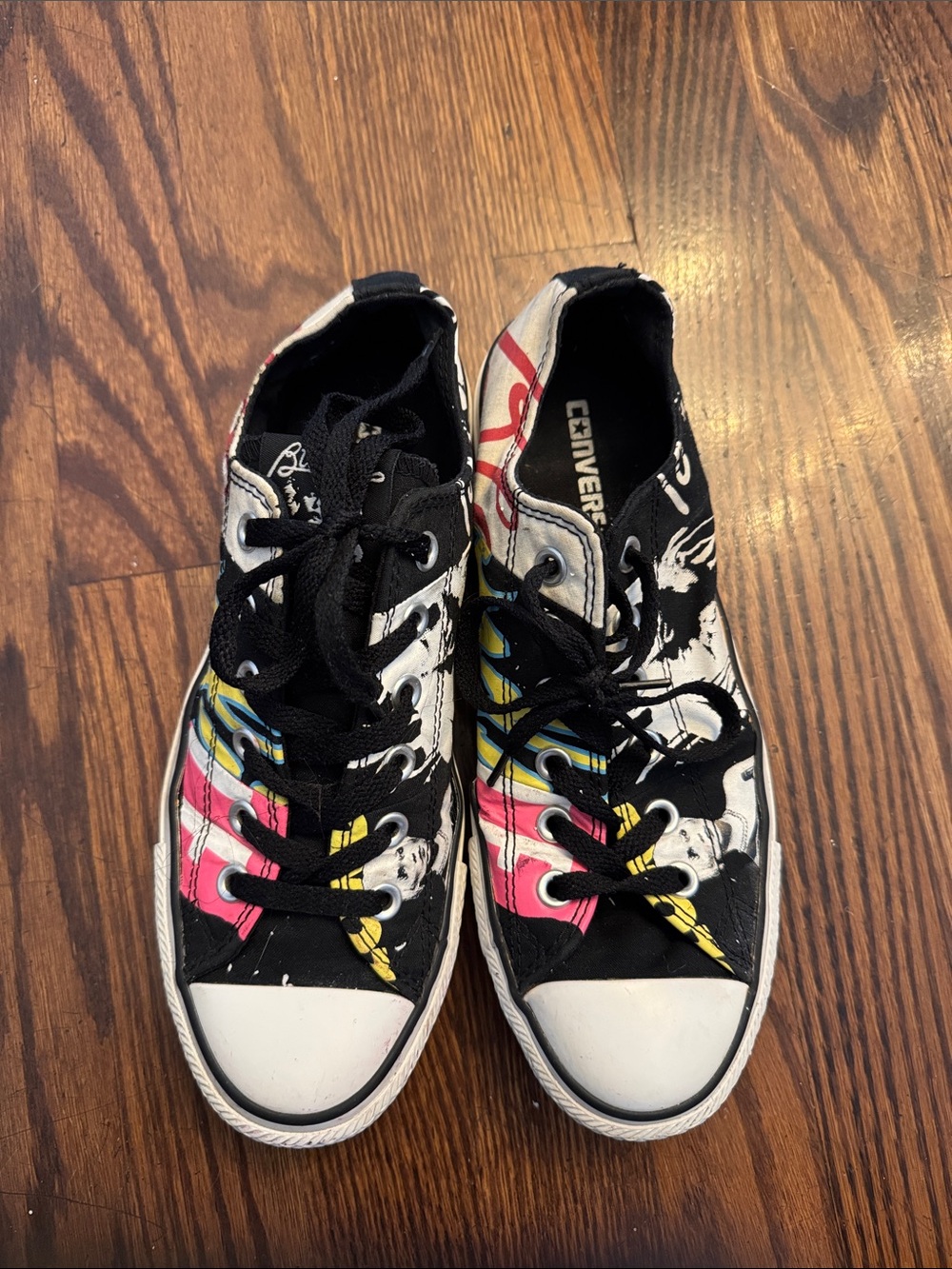 Converse Black Canvas Low-Top Blondie Sneakers